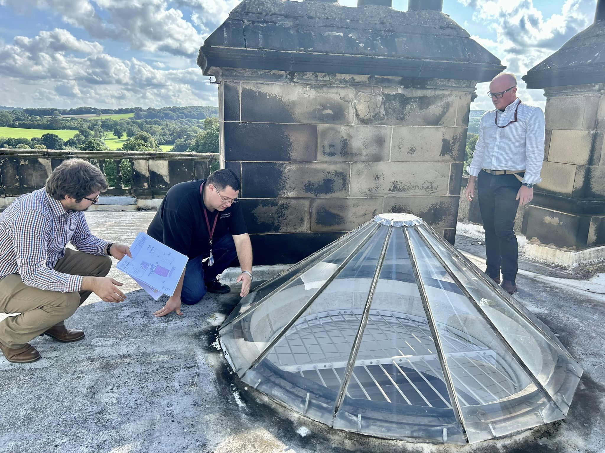 Roof repairs begin on Cannon Hall Museum 