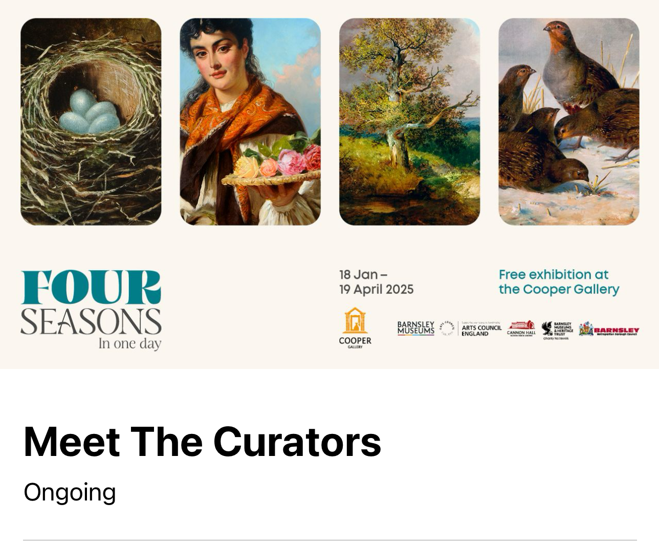 ‘Four Seasons in One Day’ – A Fascinating New Online Exhibition 