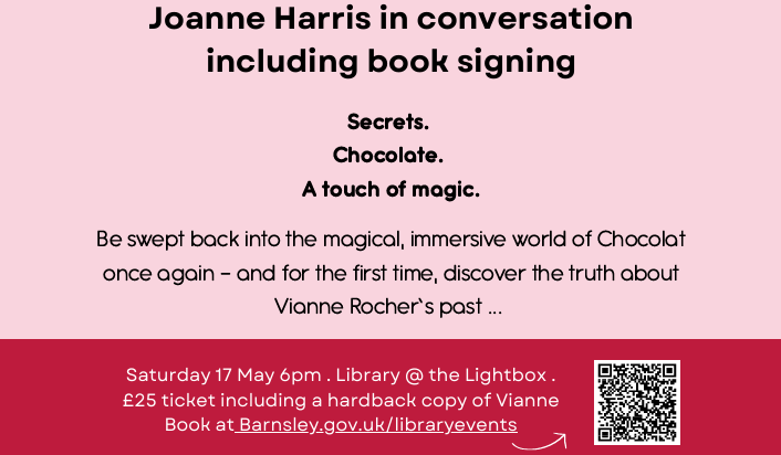 Joanne Harris in Conversation – Including Book Signing