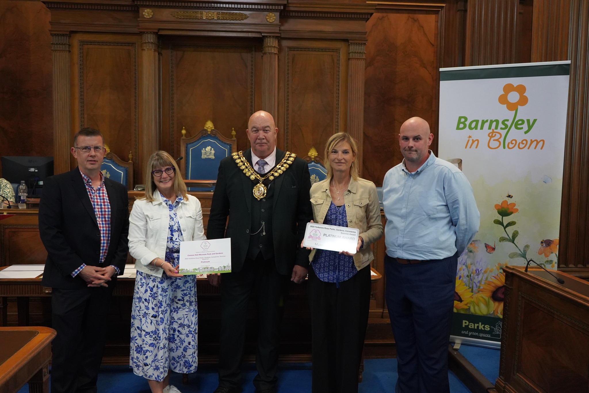 Cannon Hall Museum, Park and Gardens receives Platinum Yorkshire in Bloom Award