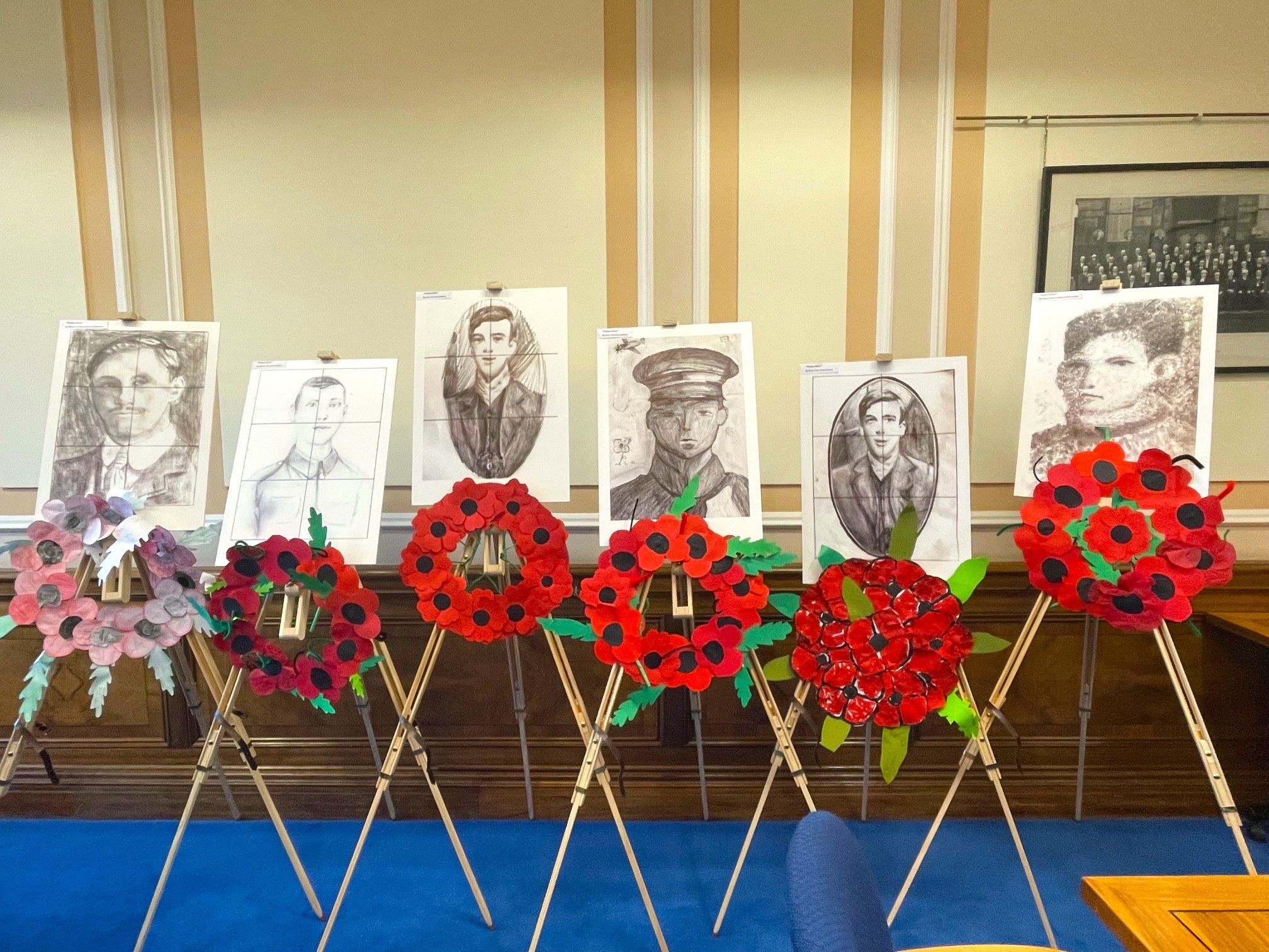 Fusion’s War Memorial Centenary Art Competition and ‘100 Poppy Wreaths’ display 