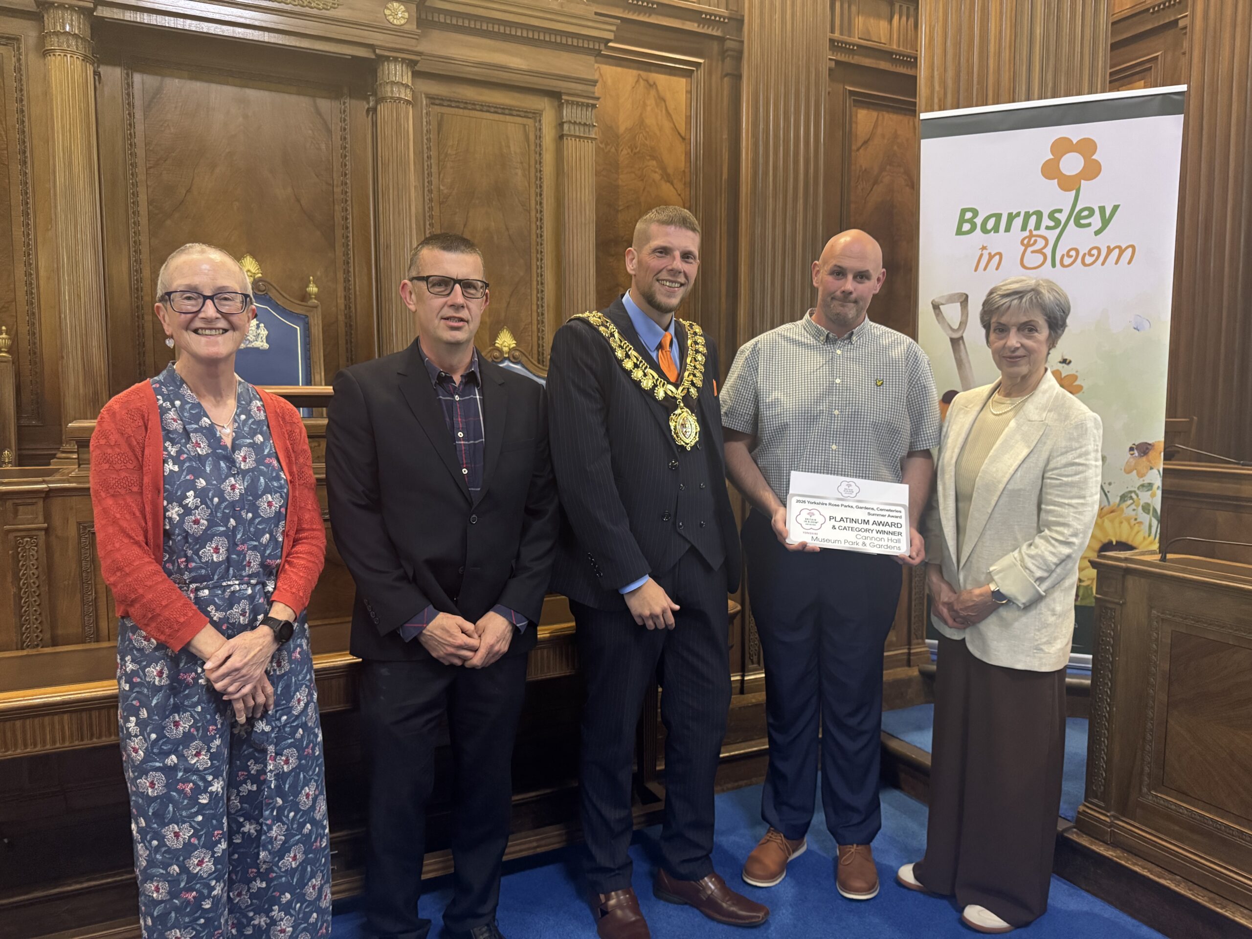 Cannon Hall Gardens awarded platinum by Yorkshire in Bloom  